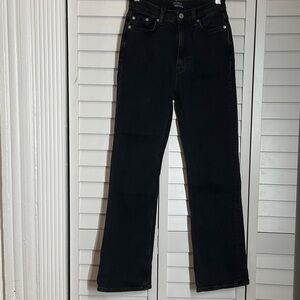 & Other Stories Black Straight Leg Jeans